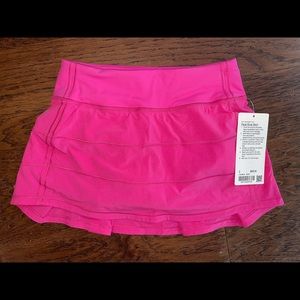 Lululemon Pace Rival Skirt Sonic Pink NWT 2 reg